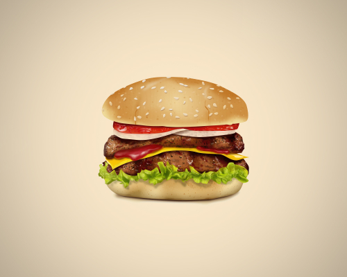 A Delicious Cheeseburger Logo